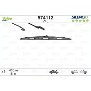 Stergator Valeo Silencio Conventional Standard 450 Mm V45 - Img 3