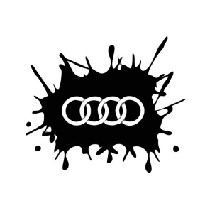 Sticker Audi Splash 15 cm, Autohelix MSA® - Img 2