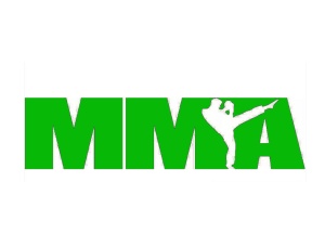 Sticker Auto "MMA" 20x5 cm, verde