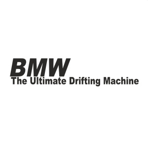Sticker BMW Ultimate Drifting 20x5 cm, Creative Rey®