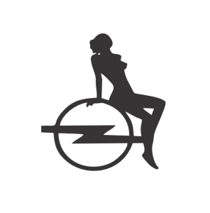 Sticker FEMEIE OPEL 13x11 cm, Creative Rey®