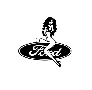 Sticker Ford Women 15x4.3 cm, Creative Rey®