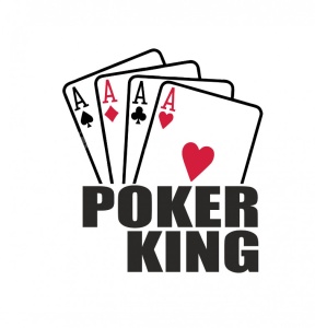 Sticker Poker King 15 cm, Creative Rey®