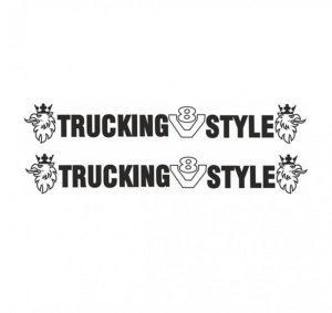 Sticker Set Trucking Style 60 cm, Creative Rey®