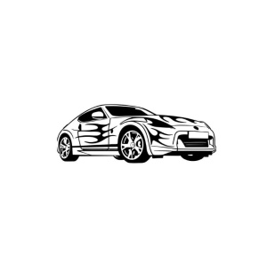 Sticker Tuning Car 17x6.3 cm, Creative Rey®