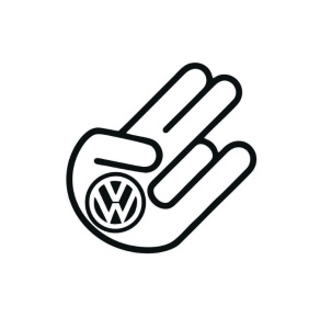 Sticker Volkswagen Mana 13x13 cm, Creative rey®