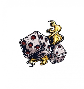 Sticker zaruri 15cm, Creative Rey®