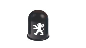 Capac protectie carlig pentru remorca auto, plastic, personalizat Peugeot