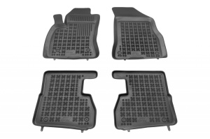 Covorase Presuri Auto Cauciuc Dedicate Fiat DOBLO II versiuni 5 loc, 7 loc (rand 3 scaune pliat) 2010 - 2019 | Opel COMBO D versiuni 5 loc, 7 loc 2011 - 2018 - Img 2