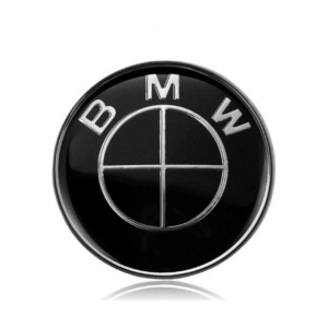 Emblema BMW negru complect - Img 1