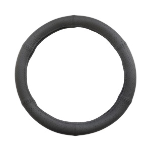 HUSA VOLAN PIELE NATURALA PERFORATA NEGRU 44-46 CM