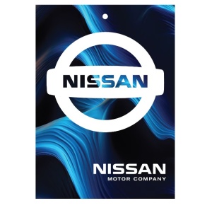 Odorizant auto Nissan 7,5x10 cm, New Car