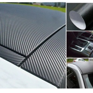 Rola Folie Carbon Auto 3D, dimensiune 1x1,27m, Negru - Img 5