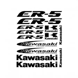 Set 12 stickere Kawasaki ER, Creative Rey®