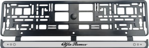 Set 2 bucati, suport numar inmatriculare Alfa Romeo Styled