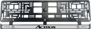 Set 2 bucati, suport numar inmatriculare, Mercedes Actros