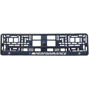 Set 2 bucati suport numar inmatriculare personalizat BMW MPerformance - Img 2