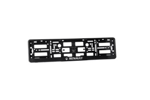 Set 2 bucati, suport numar inmatriculare personalizat-Renault