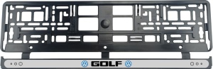 Set 2 bucati, suport numar inmatriculare Volkswagen Golf
