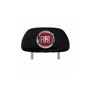 Set 2 huse tetiere negre, pentru gama auto FIAT - Img 2