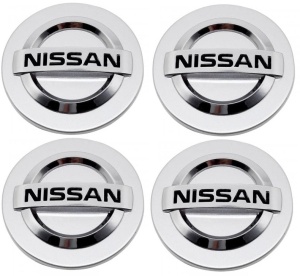 Set 4 Capace Janta Aliaj Nissan 60mm Gri - Img 3