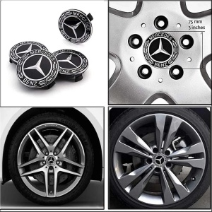 Set 4 Capace Jante Aliaj Mercedes Benz Interior 65mm-Exterior 75mm - Img 7