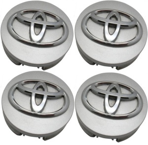Set 4 Capace Jante Aliaj Toyota 62mm Argintiu - Img 5