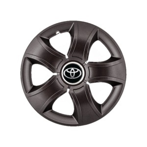 Set 4 Capace Roti 14 inchi (R14) Bis Negru, Compatibile Cu Toyota - Img 3