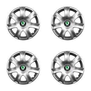 Set 4 Capace Roti 14 inchi (R14) Compatibile Cu SKODA model - 223 - Img 2
