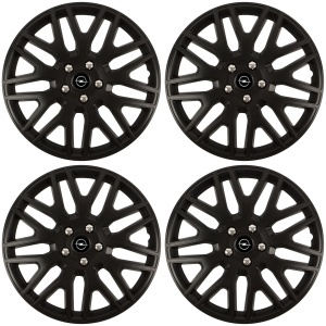 Set 4 Capace Roti 14 inchi (R14) Dakar Negru, Compatibile Cu Opel - Img 2