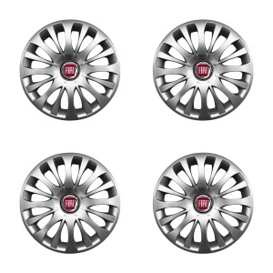 Set 4 Capace Roti 15 inchi (R15) Compatibile Cu FIAT model - 329 - Img 2