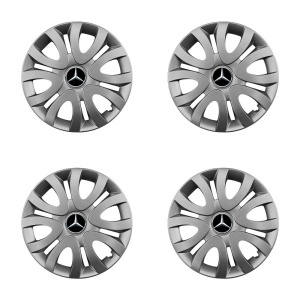 Set 4 Capace Roti 15 inchi (R15) Compatibile Cu MERCEDES model - 330 - Img 2