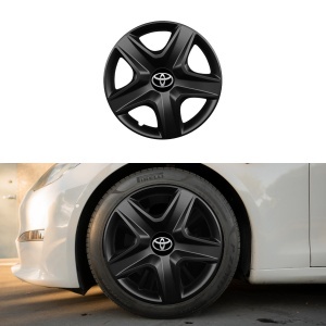 Set 4 capace roti 15 inchi (R15) compatibile TOYOTA, Model 340 Black - Img 3