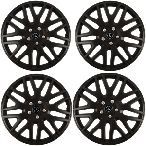 Set 4 Capace Roti 15 inchi (R15) Dakar Negru, Compatibile Cu Mercedes-Benz - Img 2