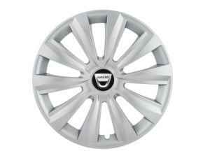 Set 4 capace roti 15 inchi (R15) Delta Gri, Compatibile cu Dacia