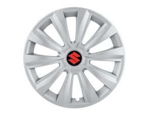 Set 4 capace roti 15 inchi (R15) Delta Gri, Compatibile cu Suzuki