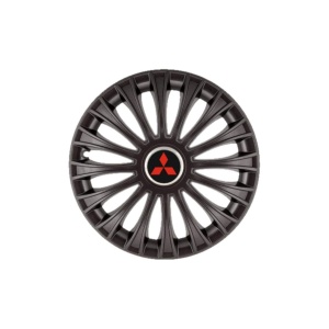 Set 4 Capace Roti 15 inchi (R15) Dino Negru, Compatibile cu Mitsubishi - Img 3