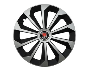 Set 4 Capace Roti 15 inchi (R15) Fame Gri-Negru, Compatibile Cu Range Rover