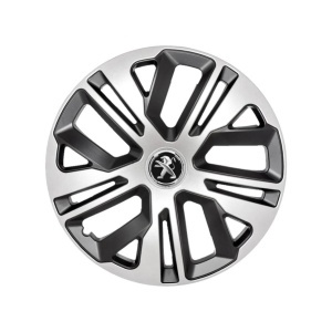 Set 4 Capace Roti 15 Inchi (R15) Raven Gri-Negru, Compatibile Cu Peugeot - Img 2