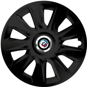 Set 4 Capace Roti 15 inchi (R15) Stratos Negru, Compatibile Cu BMW Nou