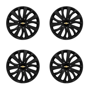 Set 4 capace roti 16 inch (R16) compatibile CHEVROLET, Model - 432 Black Edition - Img 2