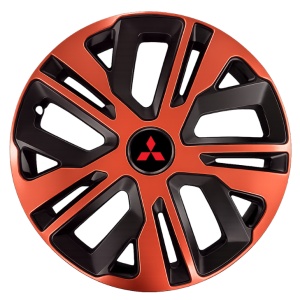 Set 4 Capace Roti 16 inch (R16), Raven Cupru-Negru Compatibil Cu Mitsubishi