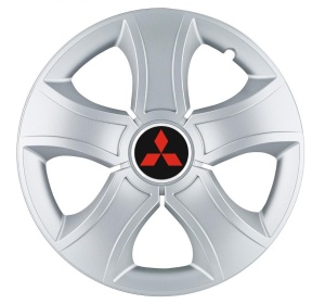 Set 4 Capace Roti 16 inchi (R16) Bis Gri, Compatibile Cu Mitsubishi