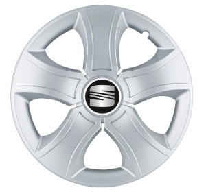 Set 4 Capace Roti 16 inchi (R16) Bis Gri, Compatibile Cu Seat