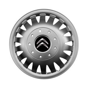 Set 4 capace roti 16 inchi (R16) bombate compatibile Citroen JUMPER, model 410 - Img 2