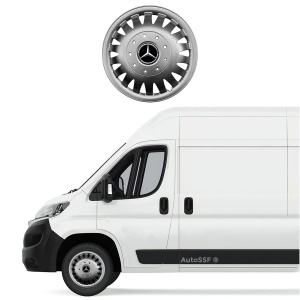 Set 4 capace roti 16 inchi (R16) bombate compatibile Mercedes SPRINTER, model 410