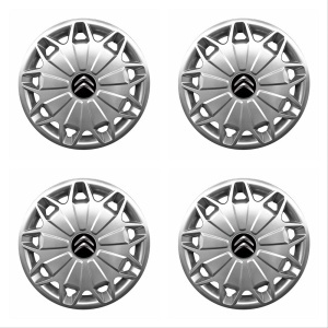 Set 4 capace roti 16 inchi (R16) Compatibile Cu Citroen model - 419 - Img 2