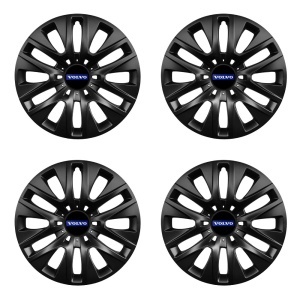 Set 4 capace roti 16 inchi (R16) compatibile VOLVO, Model 429 Black - Img 2
