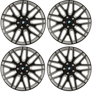 Set 4 Capace Roti 16 inchi (R16) Dakar Negru-Gri, Compatibile Cu BMW - Img 2