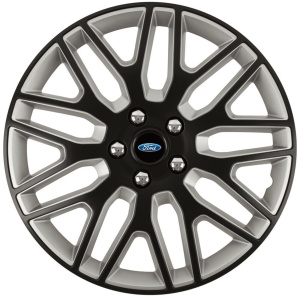 Set 4 Capace Roti 16 inchi (R16) Dakar Negru-Gri, Compatibile Cu Ford